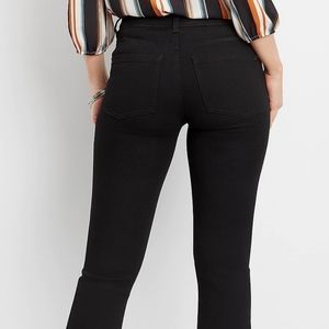 High rise flare pants